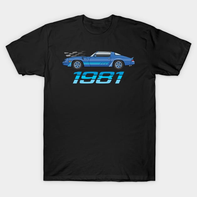 Blue 81 T-Shirt by JRCustoms44